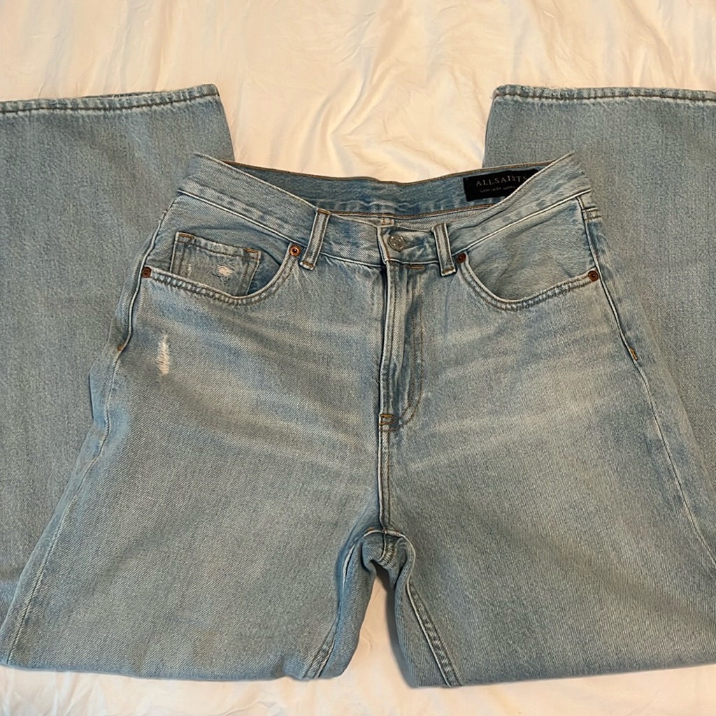 All Saints Wide Leg Jeans